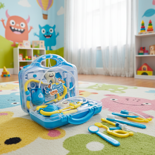 Детски зъболекарски комплект Cleaners Doctor Tooth