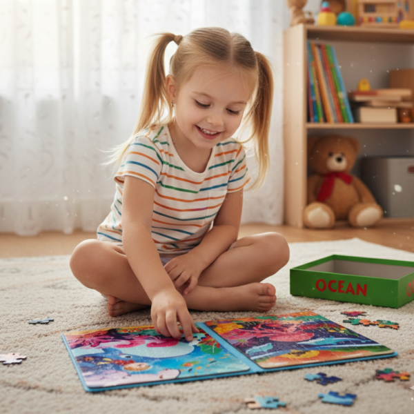 Детска книжка пъзел Level Up 3 в 1 2