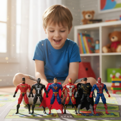 Комплект Супергерои - 6 броя Heroes Super Team