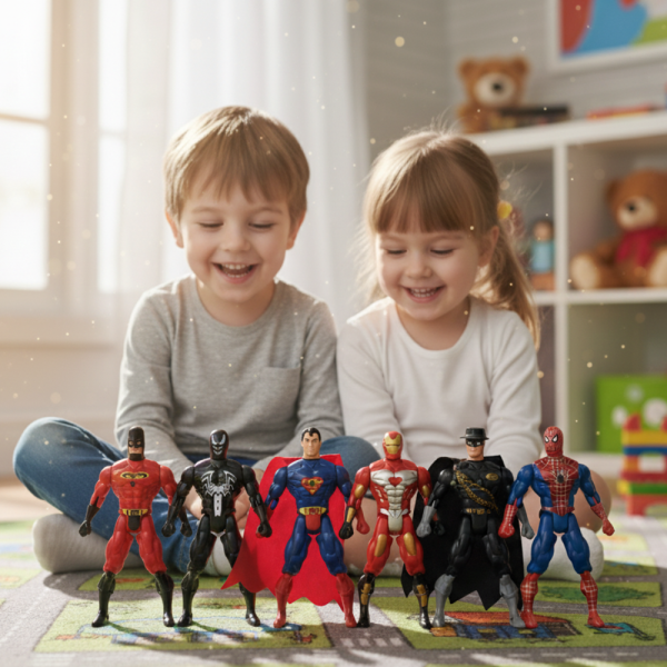 Комплект Супергерои - 6 броя Heroes Super Team