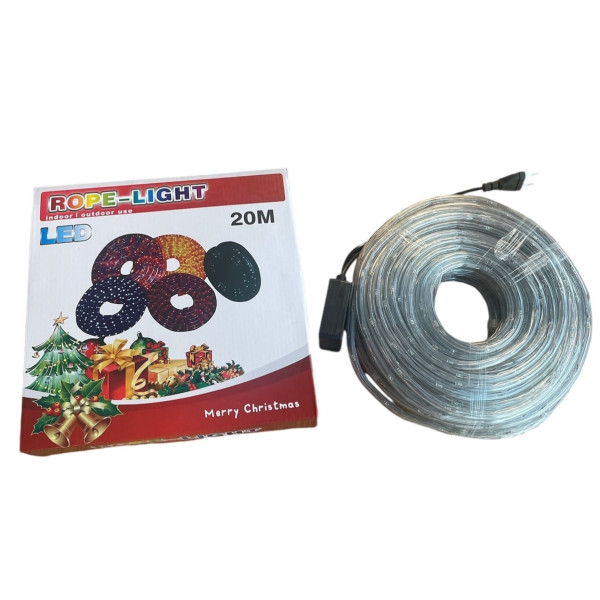 LED Коледен Маркуч за Украса 10м / 20м – Водоустойчиво Осветление за Фасади, Тераси и Градини