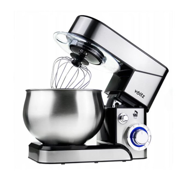 Планетарен миксер Voltz V51115F – мощност 1600W и 5L купа от инокс за перфектно тесто и кремове