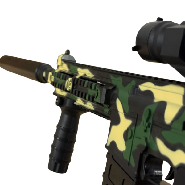 Детска играчка пушка автомат с меки патрони и допълнителни екстри WJ58