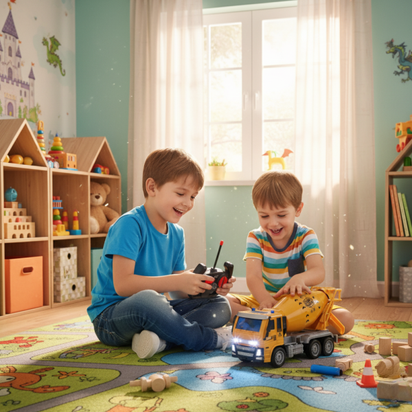 Радиоуправляем бетоновоз Truck Construction R/C 4