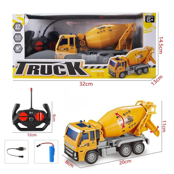 Радиоуправляем бетоновоз Truck Construction R/C