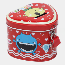 Детска Метална Касичка Let’s Go! – Здрава, С Катинар и Ключ, За Сигурно Спестяване — 4sales Детска Метална Касичка Let’s Go! – Здрава, С Катинар и Ключ, За Сигурно Спестяване