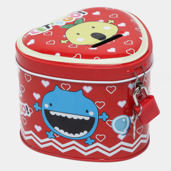 Детска Метална Касичка Let’s Go! – Здрава, С Катинар и Ключ, За Сигурно Спестяване 3 — 4sales Детска Метална Касичка Let’s Go! – Здрава, С Катинар и Ключ, За Сигурно Спестяване