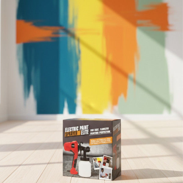 Електрически пистолет за боядисване Electric Paint Sprayer Elite — перфектно покритие без следи и капки 2 — 4sales Електрически пистолет за боядисване Electric Paint Sprayer Elite — перфектно покритие без следи и капки