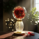 Декоративна лампа с червени рози и мека светлина – за топлина и хармония у дома 2