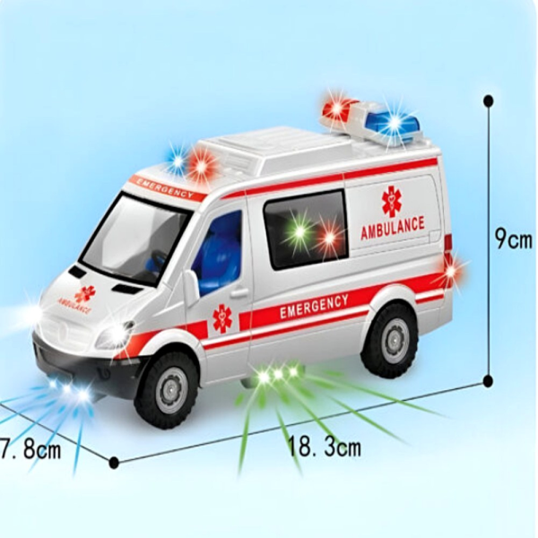 Линейка със звуци и мигащи светлини Bump & Go 3