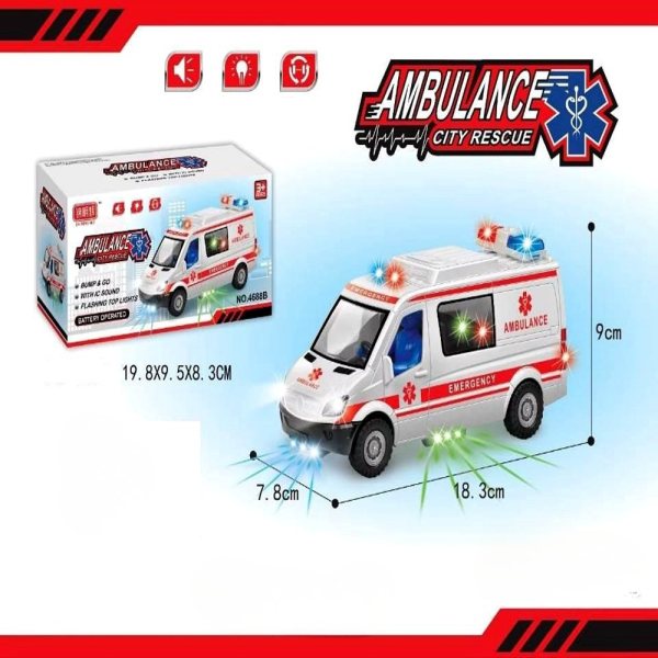 Линейка със звуци и мигащи светлини Bump & Go 2