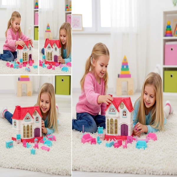 Къщичка за кукли Funny House - 623466 2