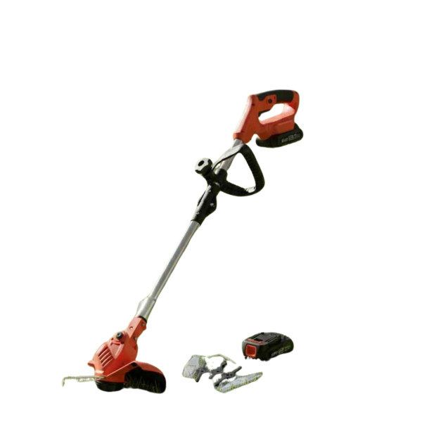 Телескопичен акумулаторен тример за трева 48V с две батерии – мощен, лек и без кабели