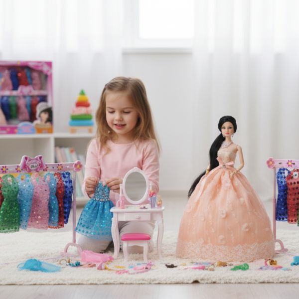 Голяма кукла с много рокли и аксесоари Beautiful Doll 4 — 4sales Голяма кукла с много рокли и аксесоари Beautiful Doll 4