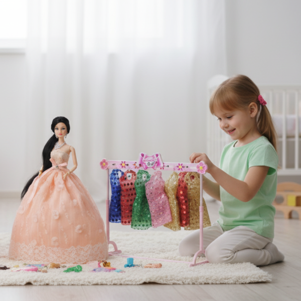 Голяма кукла с много рокли и аксесоари Beautiful Doll 5 — 4sales Голяма кукла с много рокли и аксесоари Beautiful Doll 5