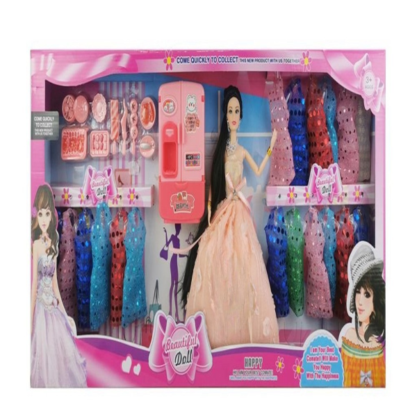 Голяма кукла с много рокли и аксесоари Beautiful Doll 7 — 4sales Голяма кукла с много рокли и аксесоари Beautiful Doll