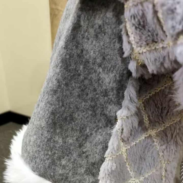 Декоративен Дядо Коледа в сиво – уют, топлина и празничен дух у дома (50 / 70 / 90 см) 7