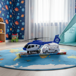 Комплект полицейски хеликоптер и бус S.W.A.T. — 4sales Комплект полицейски хеликоптер и бус S.W.A.T.