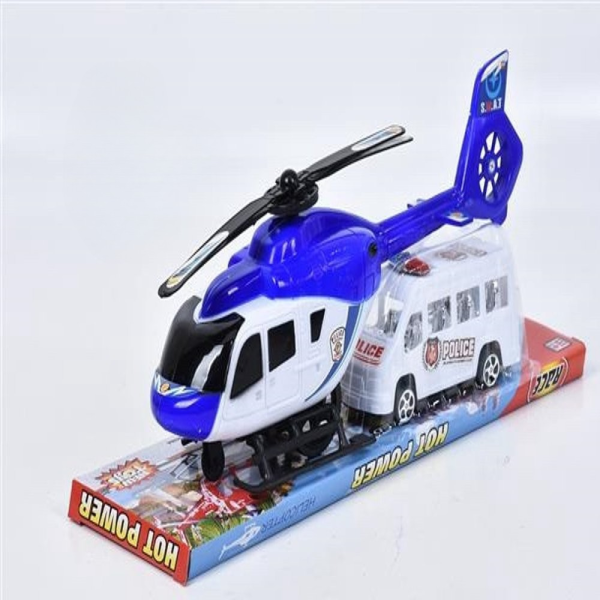 Комплект полицейски хеликоптер и бус S.W.A.T.