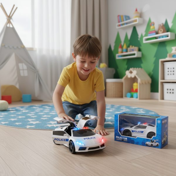 Полицейска кола със светлини и звук POLICE CAR 1