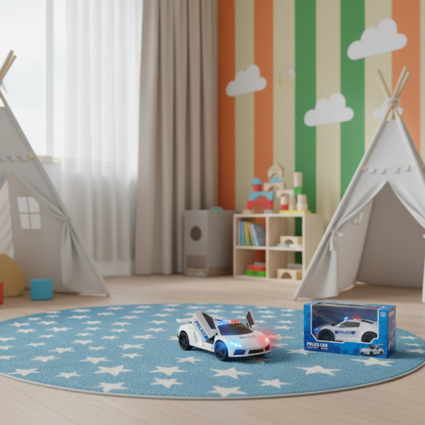 Полицейска кола със светлини и звук POLICE CAR 3