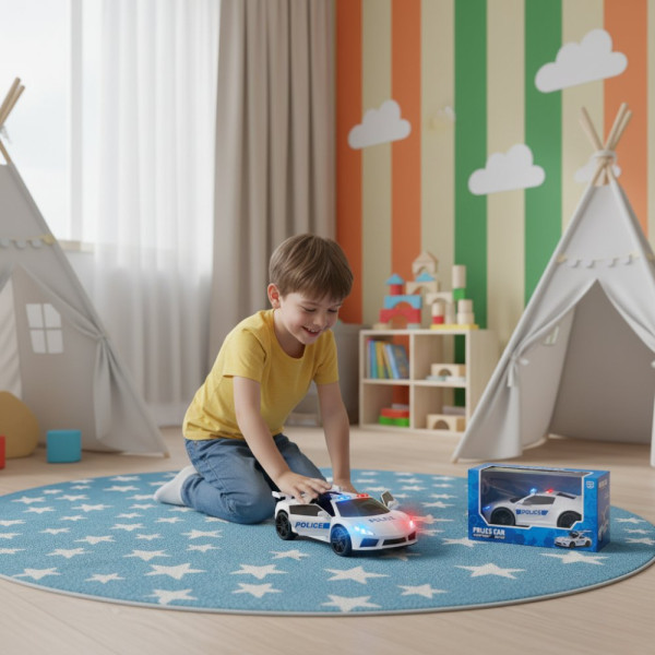 Полицейска кола със светлини и звук POLICE CAR 4