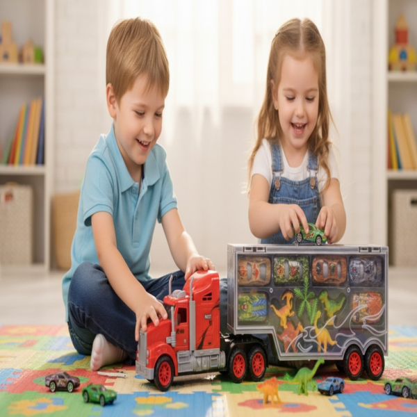 Тир с екзотични животни Large Mobile Garage Power Truck 4