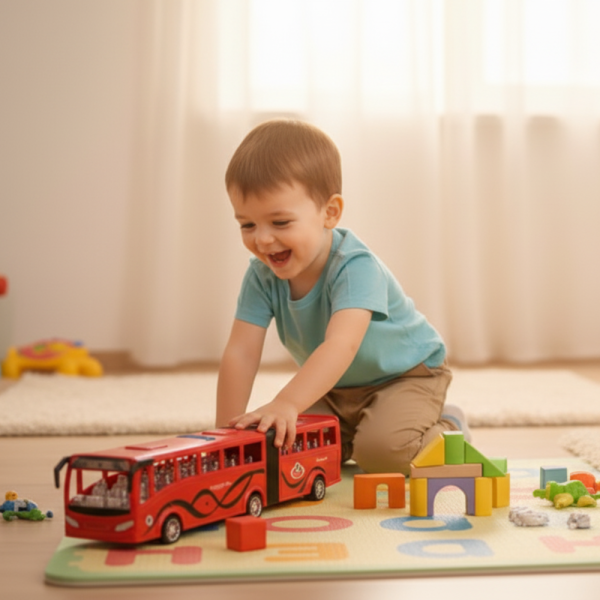 Истински автобус в мини вариант – радост за всяко дете Inertia Luxury Bus 2