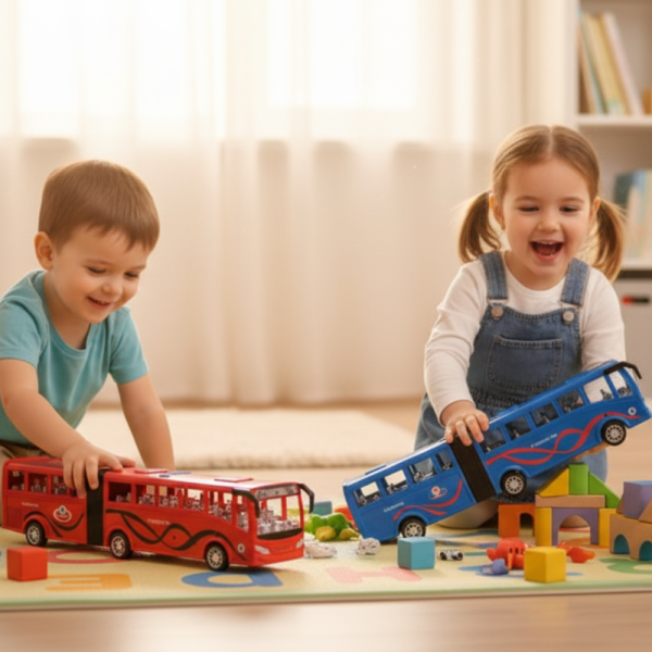 Истински автобус в мини вариант – радост за всяко дете Inertia Luxury Bus