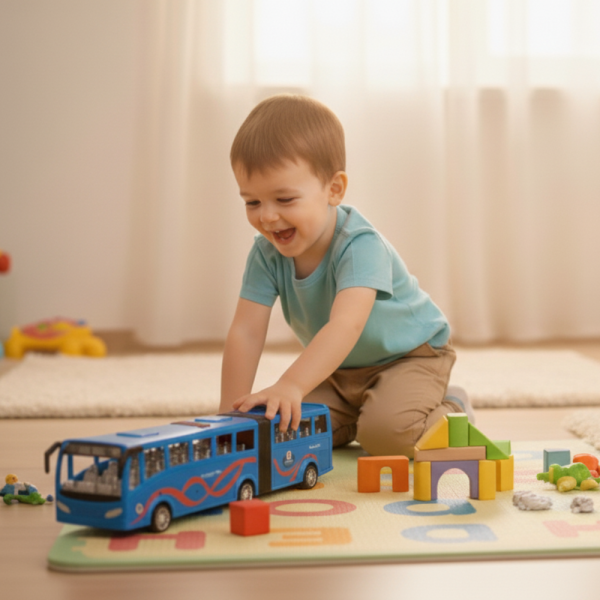 Истински автобус в мини вариант – радост за всяко дете Inertia Luxury Bus 5