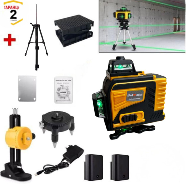 Лазерен нивелир с тринога CASE32 2