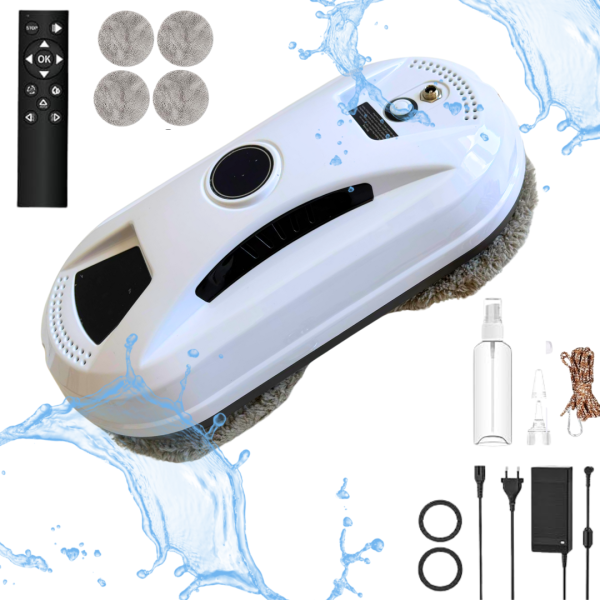 Интелигентен робот за почистване на прозорци с двойни въртящи се падове и вакуум 2800Pa 3