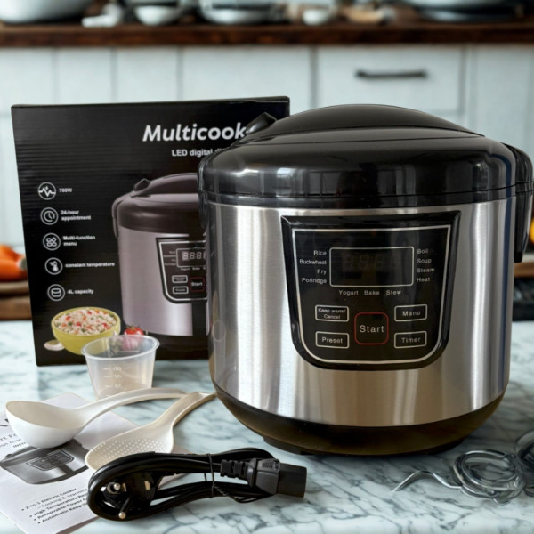 Smart Мултикукър 4L, 700W – 12 програми, таймер, 474 4