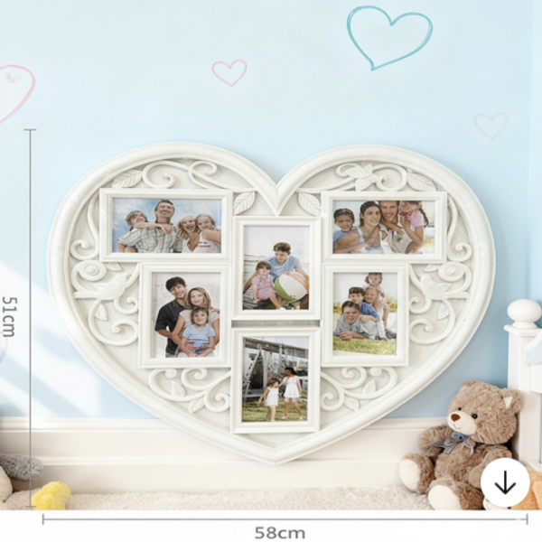Рамка за снимки сърце - любимите снимки на едно място 2