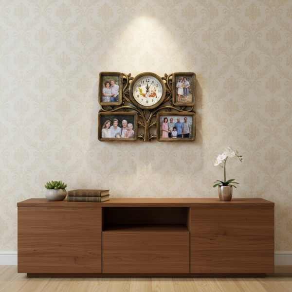 Рамка за снимки с часовник 2 в 1 - Дървото на живота 7