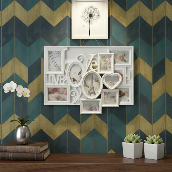 Любовна Феерия – декоративна фоторамка за 7 снимки