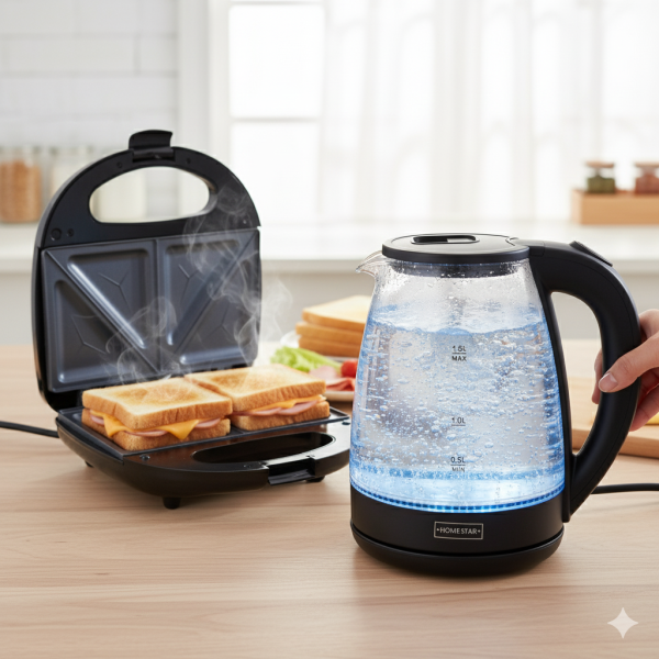 Комплект Тостер Royal Swiss SLS1057C + Електрическа кана Homestar – Ексклузивна промоция за вкусна и бърза закуска 1 — 4sales Комплект Тостер Royal Swiss SLS1057C + Електрическа кана Homestar – Ексклузивна промоция за вкусна и бърза закуска 1