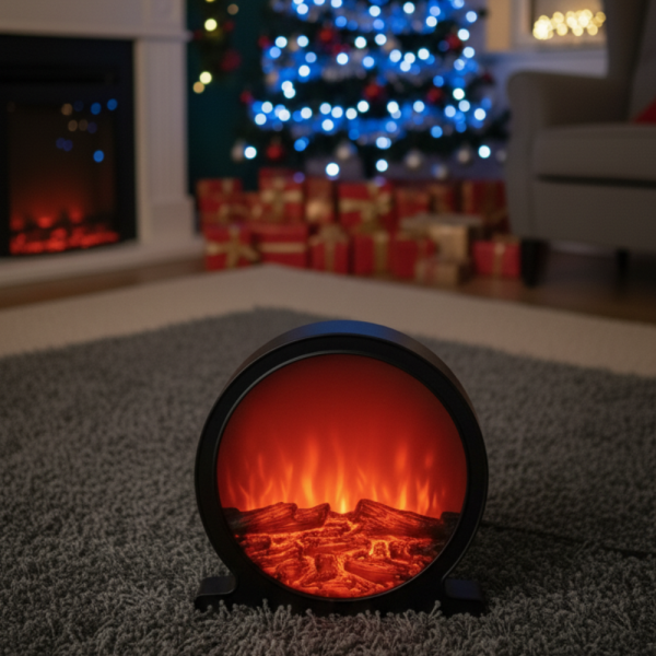 Кръгла декоративна Led камина