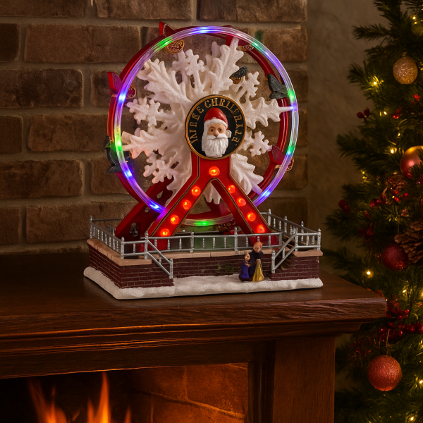 Коледно Виенско колело с музика и Led светлини 1