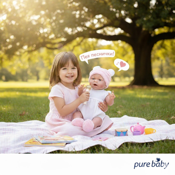 Реалистична бебе кукла Pure Baby – най-добрият подарък, който учи на грижа и любов 1