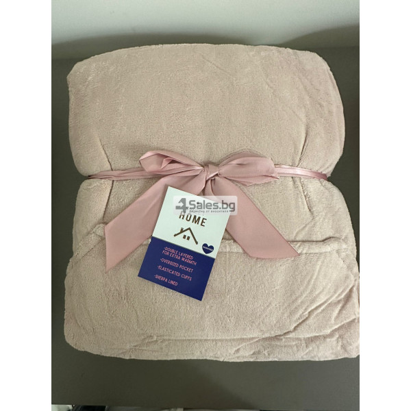 Дебело зимно одеяло с ръкави 4 цвята TOP QUALITY HOME SWEET