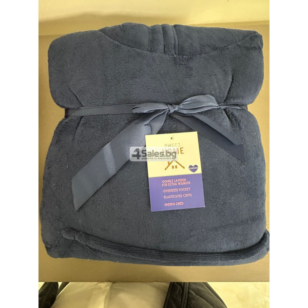 Дебело зимно одеяло с ръкави 4 цвята TOP QUALITY HOME SWEET 5