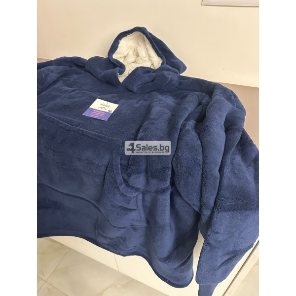 Дебело зимно одеяло с ръкави 4 цвята TOP QUALITY HOME SWEET 13