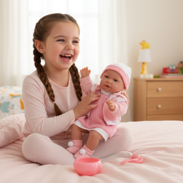 Реалистично бебе с аксесоари Pure Baby 4