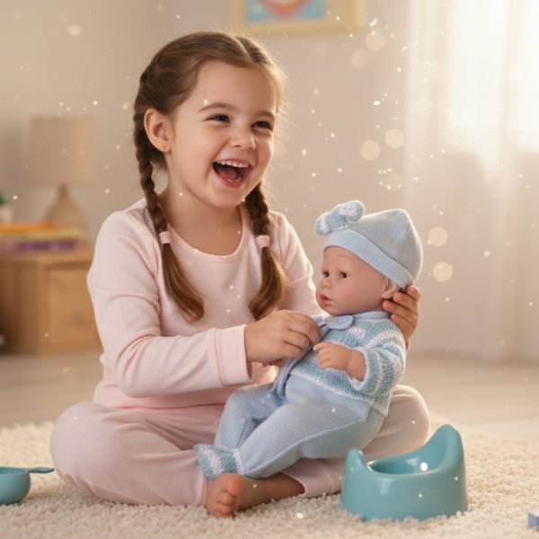 Реалистично бебе с аксесоари 1