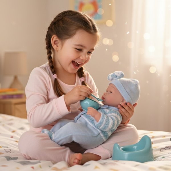 Реалистично бебе с аксесоари