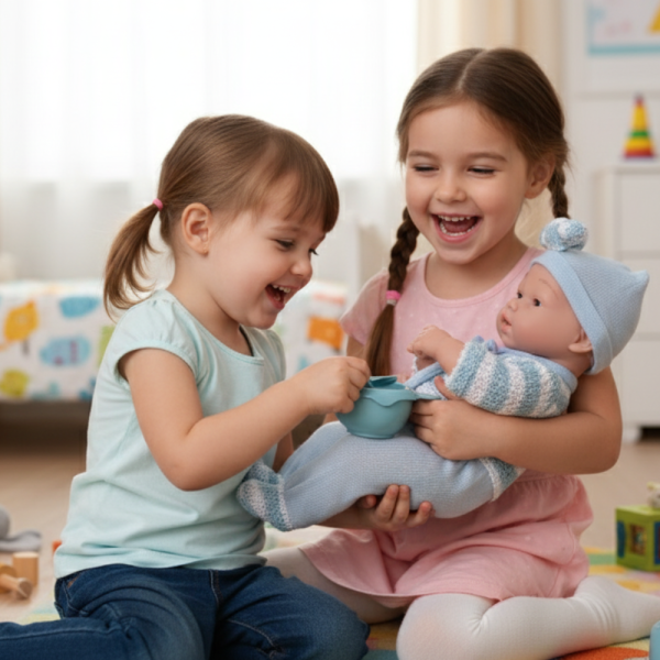 Реалистично бебе с аксесоари