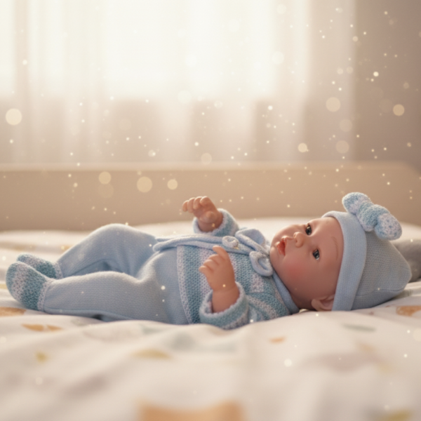 Реалистично бебе с аксесоари