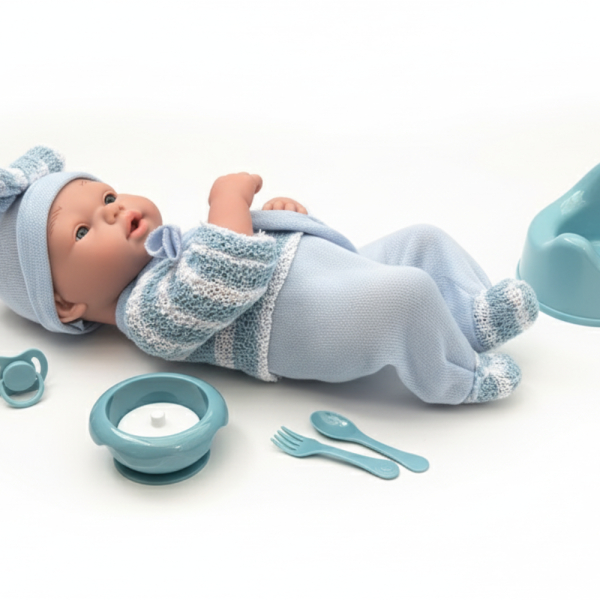 Реалистично бебе с аксесоари