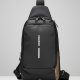 Мъжка чанта за през рамо Crossbody с USB зареждане, водоустойчива и с противокраден джоб 9